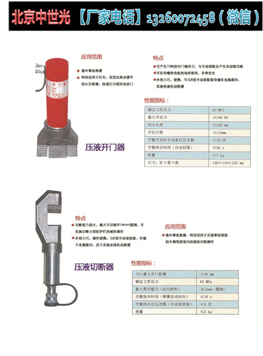 液压开门器 液压切断器