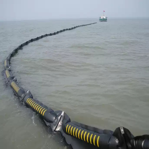 河道水面WGJ橡胶围油栏栏固体橡胶堵拦污带橡胶防污染专用头码围